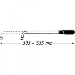 Hazet 1/2in Telescopic Wheel Nut Wrench 772 535mm