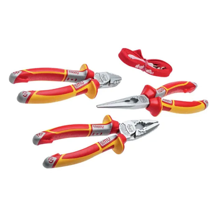 NWS 782 Combined VDE Cutters & Pliers Tool Set 3 Pce