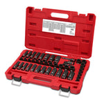 Milwaukee Shockwave™ 3/8in Drive 43PC SAE & Metric Deep 6 Point Impact Socket Set