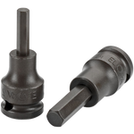 Elora Impact Screwdriver Socket 3/8in inside hexagon 789IN-4mm