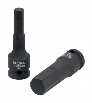 Elora Impact Screwdriver Socket 1/2in inside hexagon 790IN-8mm
