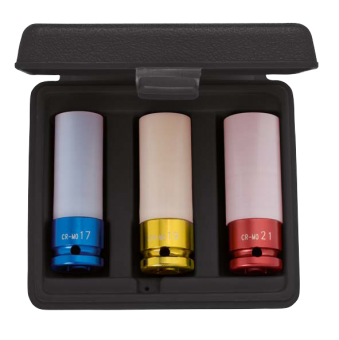 Elora Impact Socket Set 1/2in Hexagon 3 Pce 790-LTPS3