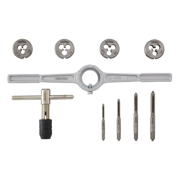 Draper Tools Metric Tap and Die Set, 10 Pce