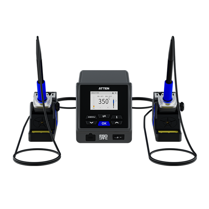 Atten GT-6120B Precision Soldering Station with 2 x GT-Y040 Irons