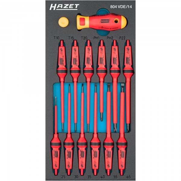 Hazet 14 Pce VDE Screwdriver Set 804VDE/14