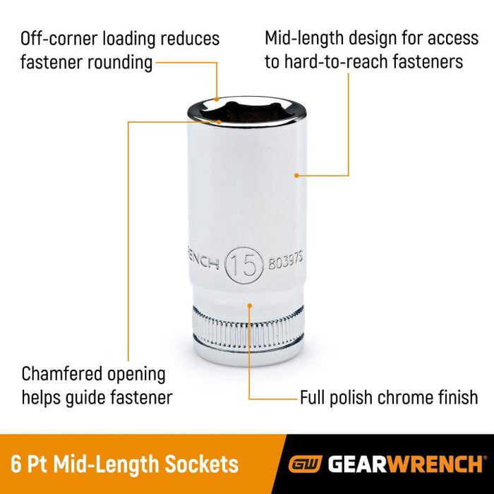 Gearwrench 10 Piece 1/4