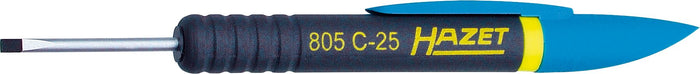 Hazet Clip Screwdriver 805C-25 Slot Profile 0.4 x 2.5mm