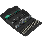 Wera 8100 SA 15 Zyklop Comfort Ratchet Set Reversing Lever 1/4