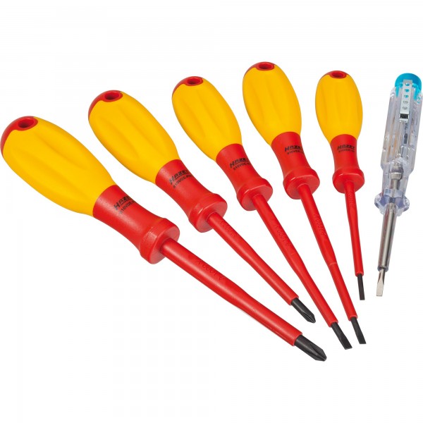 Hazet 6 Pce SL & PH VDE Screwdriver Set 810/6VDE