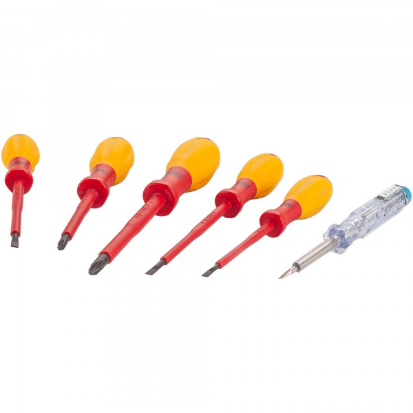 Hazet 6 Pce SL & PH VDE Screwdriver Set 810/6VDE