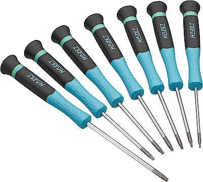 Hazet 811EL-T/7 Electronic Screwdriver 7 Piece Set Inside TORX® Profile