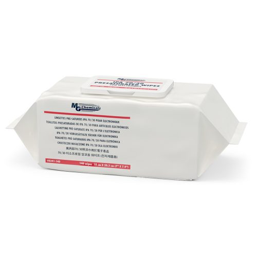 MG Chemicals 70% IPA Wipes for Electronics 140 Pack