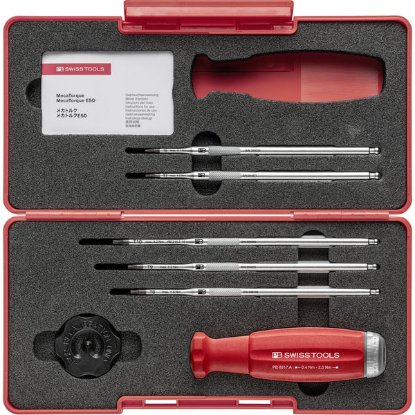 PB Swiss MecaTorque Screwdriver with Analog Scale in Toolbox