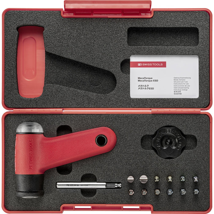 PB Swiss MecaTorque Torque Screwdriver with Analog Scale, Lever Handle Set in Toolbox