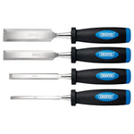 Draper Tools Bevel Edge Wood Chisel Set, 4 Pce