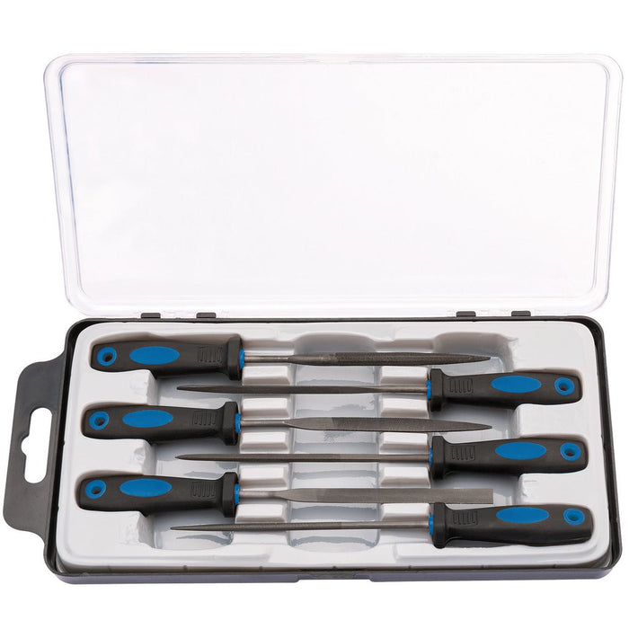 Draper Tools 150mm Soft Grip Needle File Set 6 Piece 83480