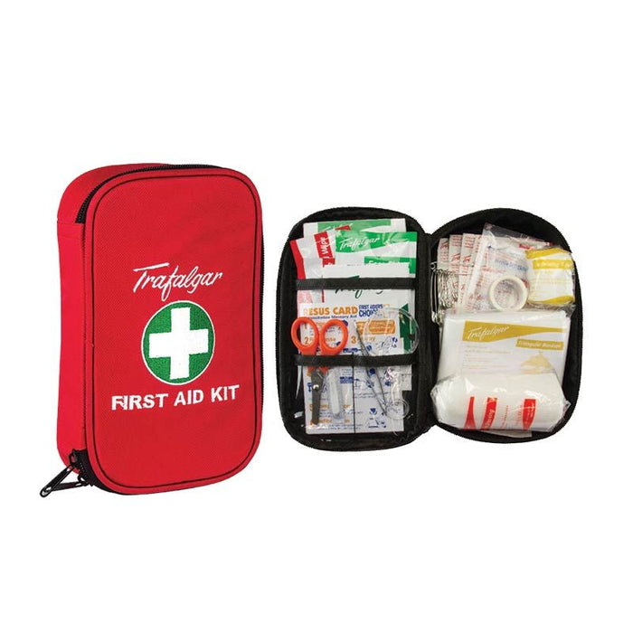 Brady Vehicle & Low Risk First Aid Kit with Soft Case - Red