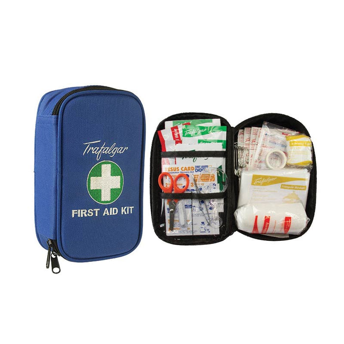 Brady Vehicle Low Risk First Aid Kit Soft Case Blue