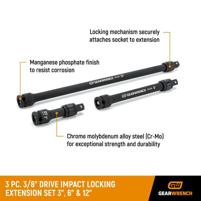 Gearwrench 3 Pc. 3/8