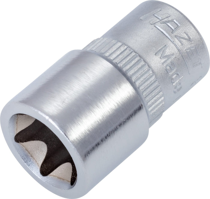 Hazet 1/4in Torx Socket 850-E12 Outside Torx Profile E12