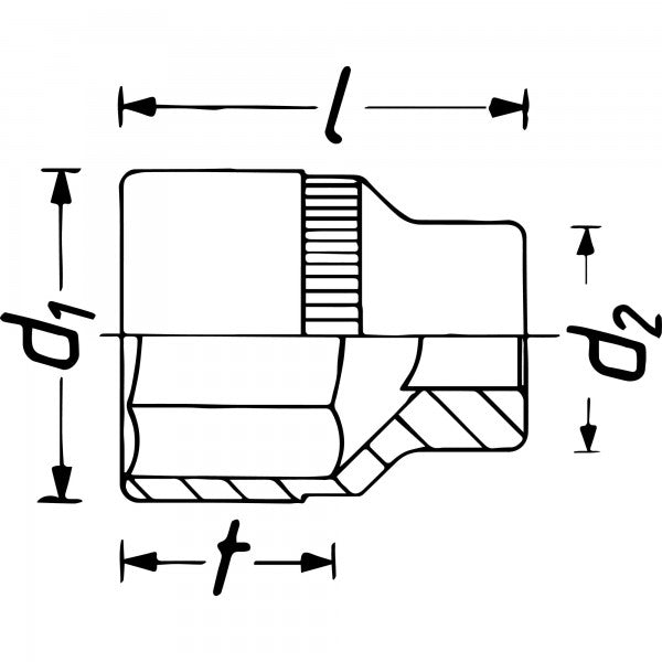 Hazet 1/4in Hexagon Socket 7/32in 850A-7/32
