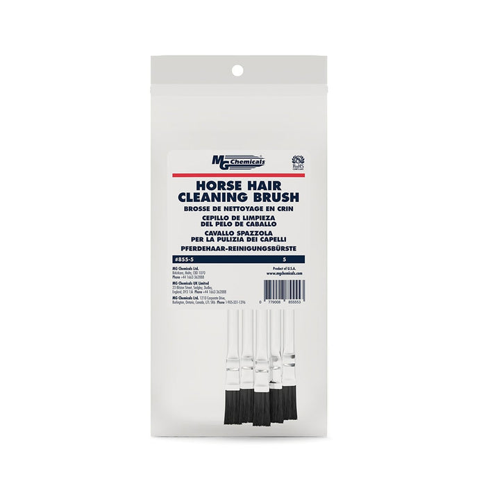 MG Chemicals Horse Hair Cleaning Brush 5 Pack