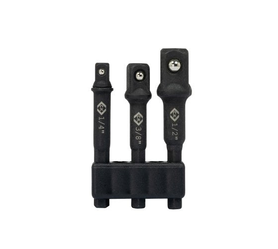 C.K Vorteck Impact Socket Adaptors 150mm 3 Piece T4572