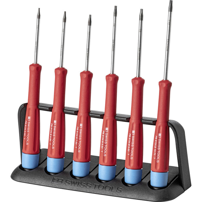 PB Swiss 6 Pce Torx Electronics Screwdriver Set with Holder