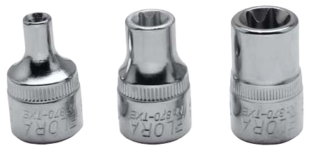 Elora Socket 3/8in outside-TORX® 870-TXE 6