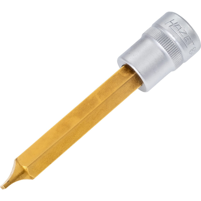 Hazet 3/8in 1.6 x 10mm Slotted Screwdriver Socket 8803-1.6X10