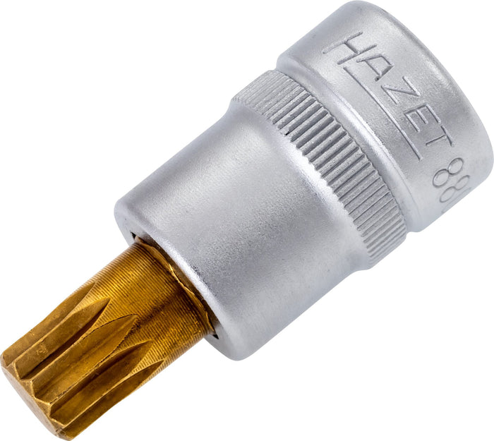 Hazet 3/8in Screwdriver Socket with Internal Serration Profile (XZN) 8808-10 M10
