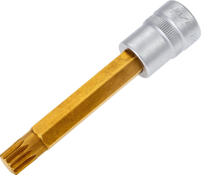 Hazet 3/8in Screwdriver Socket with Internal Serration Profile (XZN) 8808LG-10 M10