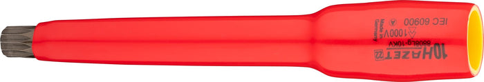 Hazet 3/8in Screwdriver Socket with Internal Serration Profile (XZN) 8808LG-10KV M10
