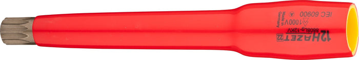 Hazet 3/8in Screwdriver Socket with Internal Serration Profile (XZN) 8808LG-12KV M12