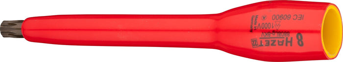Hazet 3/8in Screwdriver Socket with Internal Serration Profile (XZN) 8808LG-8Kv M8