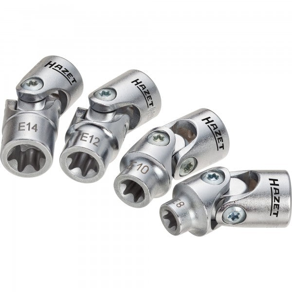 Hazet 4 Pce 3/8in Socket Set Torx 880G-E/4