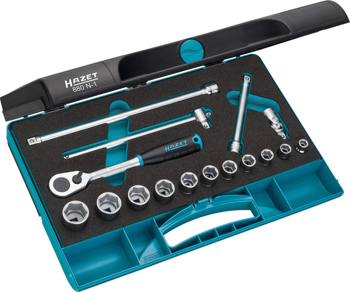 Hazet 16 Pce 3/8in Metric Socket Set 880N-1 