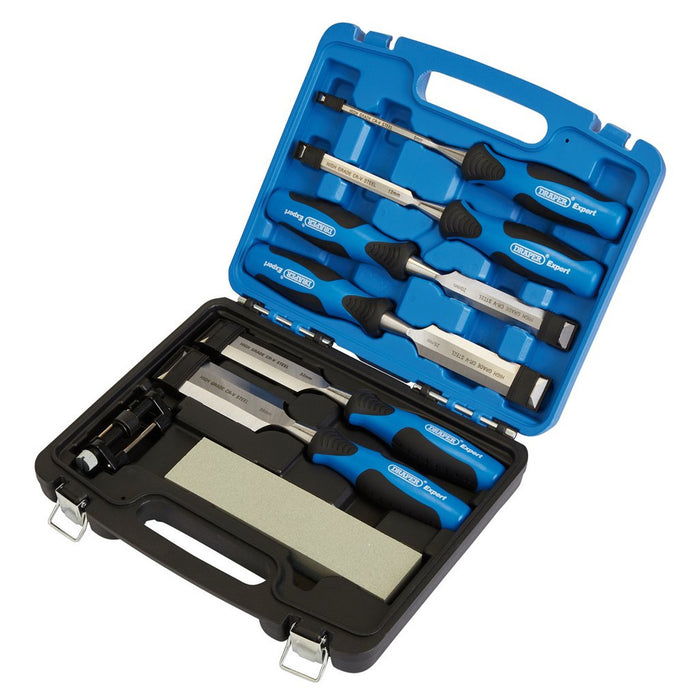 Draper Expert Soft Grip Wood Chisel Kit 140mm, 8 Pce