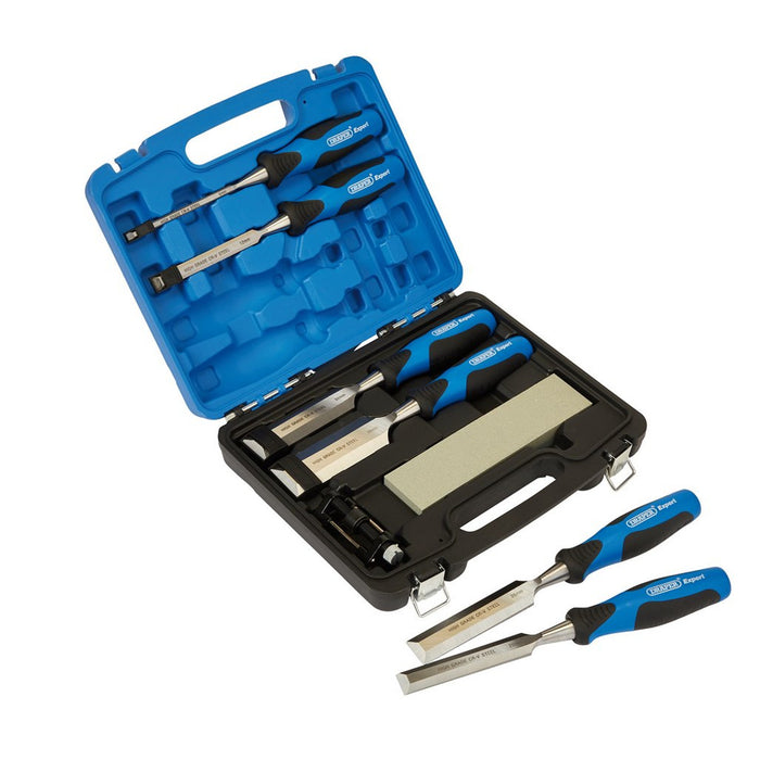 Draper Expert Soft Grip Wood Chisel Kit 140mm, 8 Pce