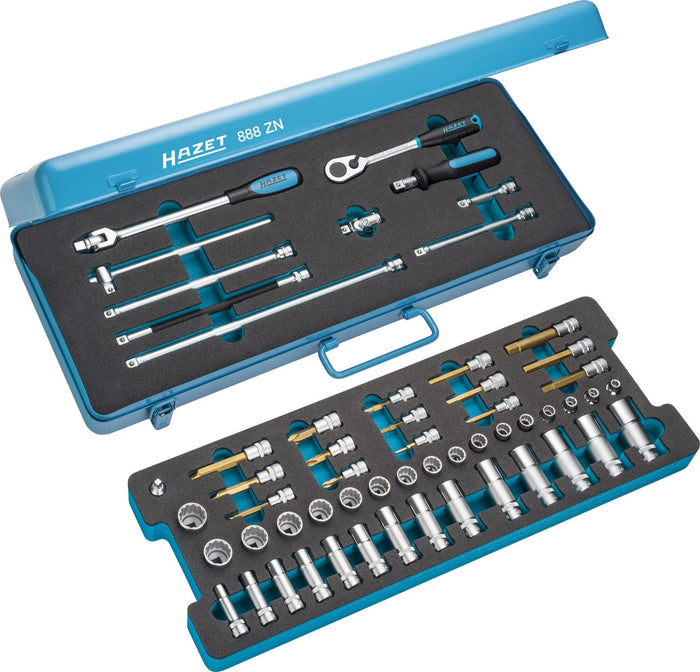 Hazet 58 Pce 3/8in Socket Set 888ZN