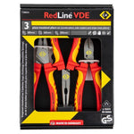 C.K RedLine VDE Pliers Set of 3 T3805A