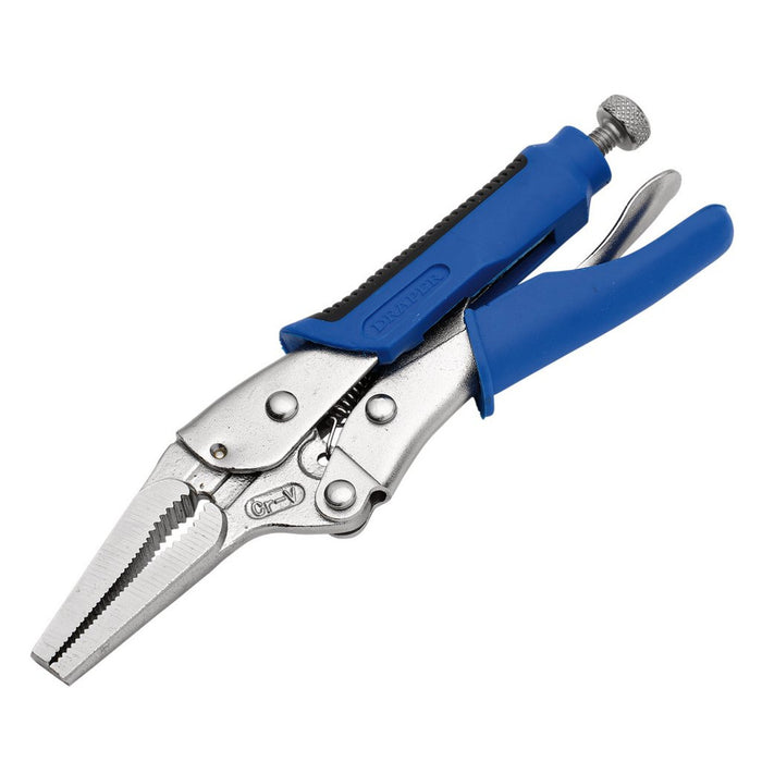 Draper Tools 165mm Soft Grip Long Nose Self Grip Pliers