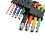 C.K Coloured Torx Tamper Proof Key Set 9 Piece T4450