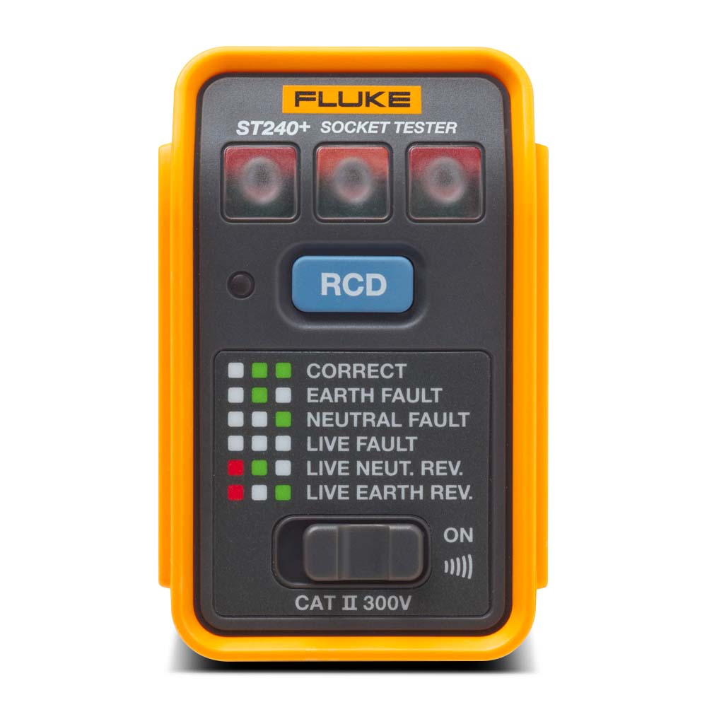 Fluke Socket Tester With Leds Rcd Test Button Beeper For Sale Online ...
