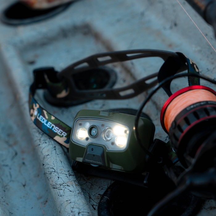 Ledlenser HF8R Core RGB 1600lm Rechargeable IP68 Adaptive Light Beam Technology Headlamp Camo