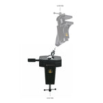 Bernstein ESD Ball Joint Base SPANNFIX for Clamping On 80mm Black