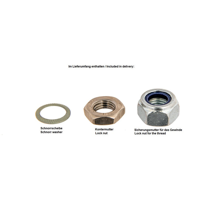 Bernstein Ball Joint Base SPANNFIX for Screwing on Threaded Ends 25mm