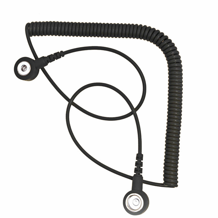 Bernstein ESD Spiral Cord For Bracelet Length 2.4m Black
