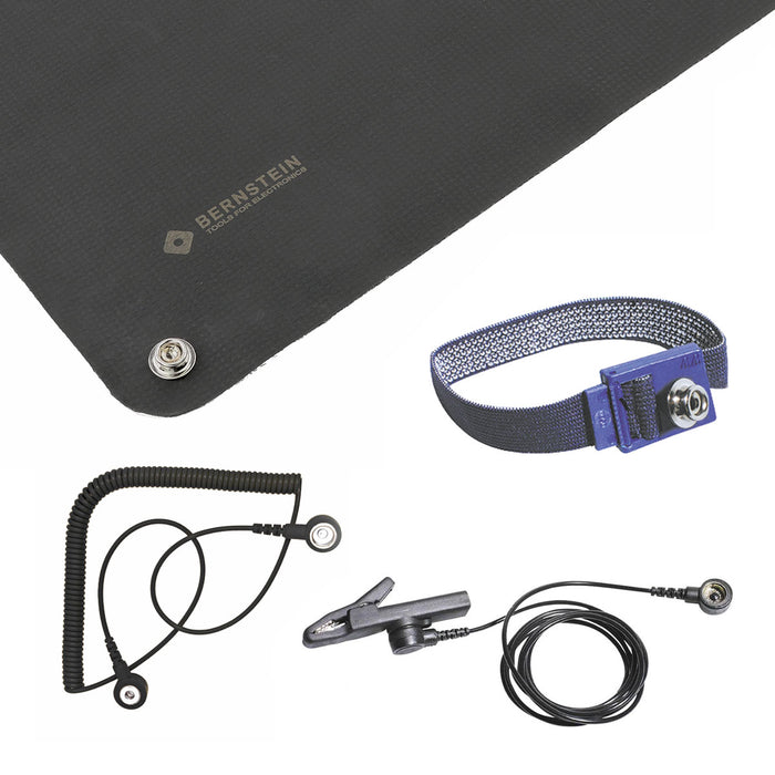 Bernstein ESD Personal Grounding Handling Set 500 x 400 x 0.35mm Foldable 5 Piece