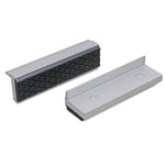 Bernstein Protective Jaws Aluminium with Rubber Lining (Pair) Silver/Black 100mm